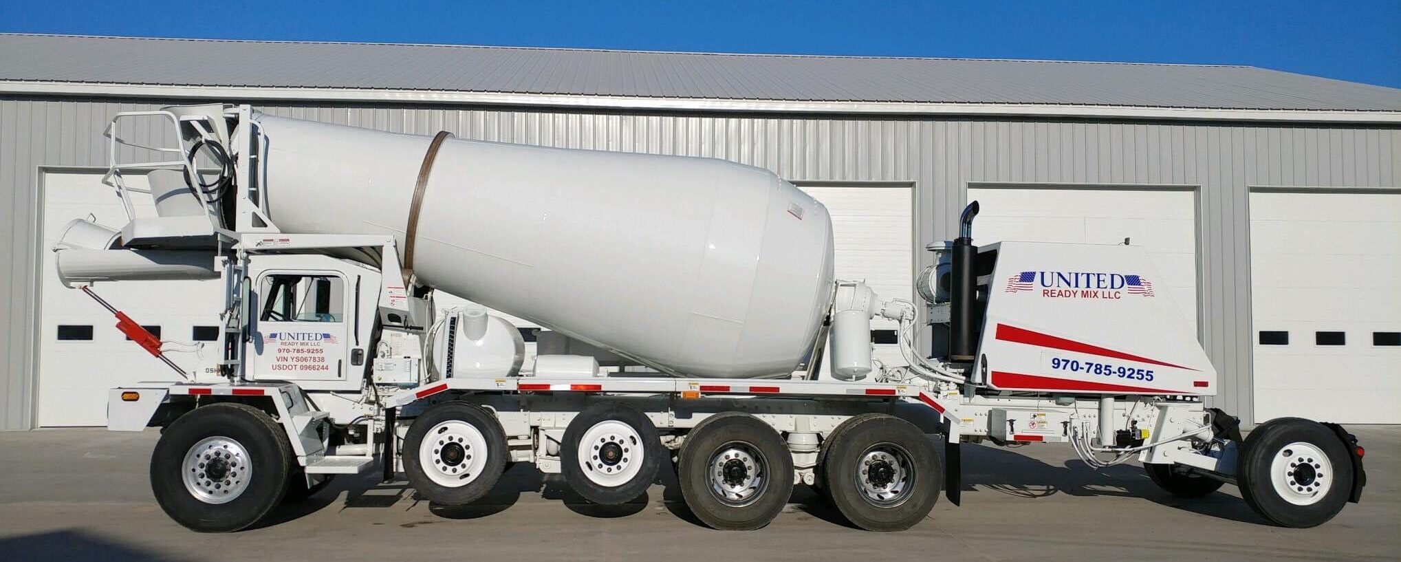 Home United Ready Mix front discharge mixer